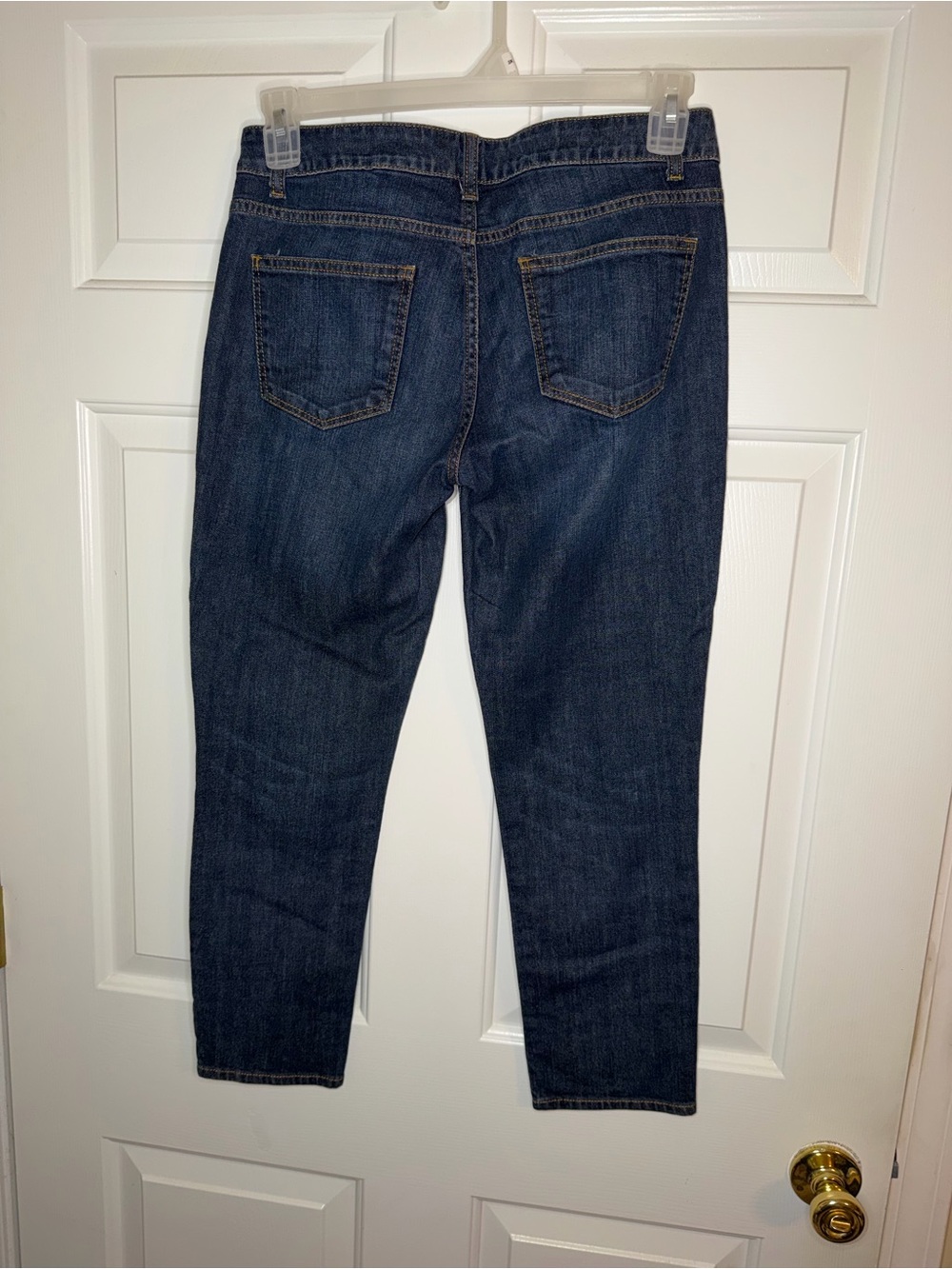 Talbots Signature Women's Straight Leg Dark Blue Jeans 8p/29 like new - Picture 3 of 8